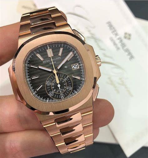 patek philippe rose gold nautilus 5980 1r 001|gold patek nautilus price.